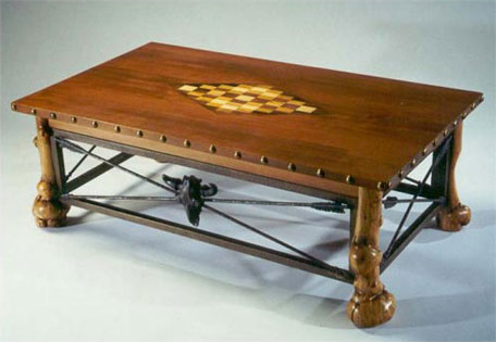 Inlaid Cocktail Table